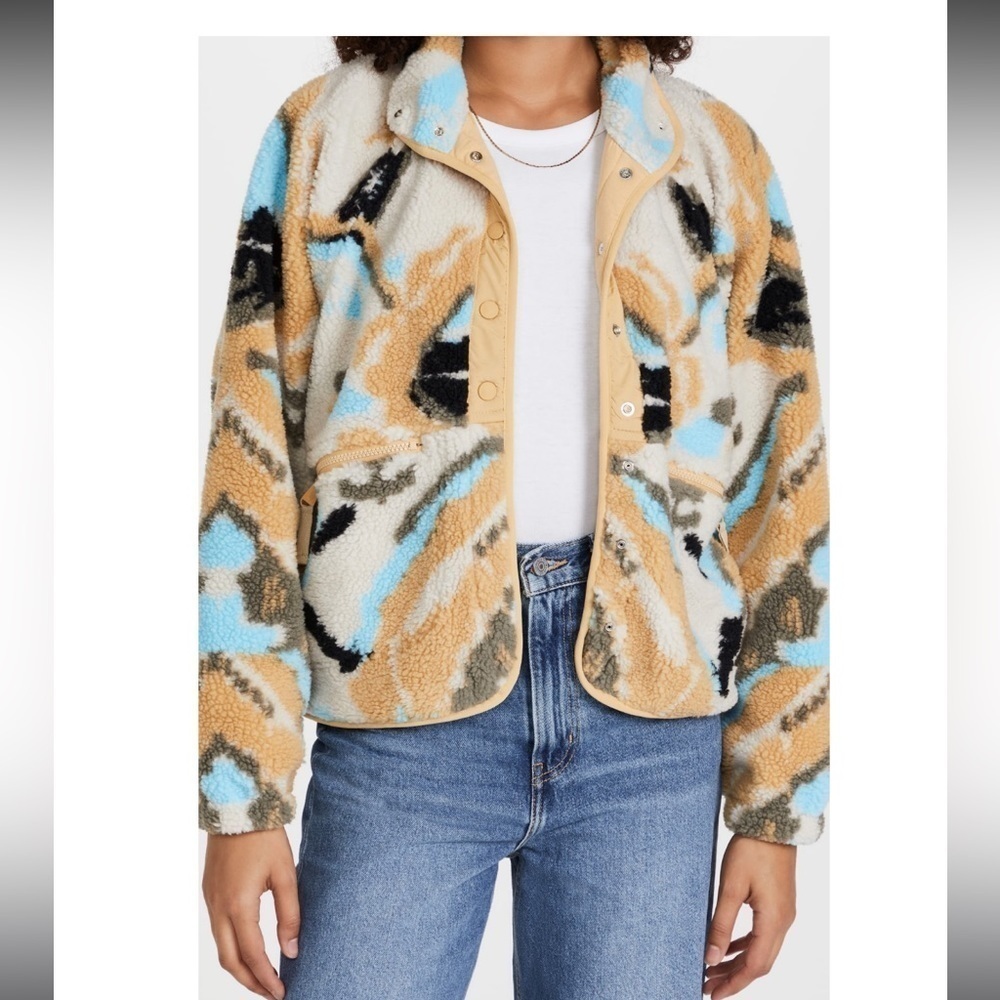 Free people rocky ridge jacket meadow combo size small